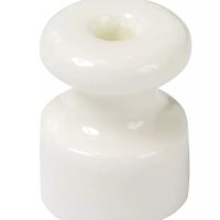 Изолятор Мезонинъ D19x24 белый фарфор универсальный ретро (40)