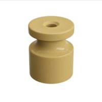 Изолятор пластиковый Усадьба D20х24мм песочное золото ретро (10)