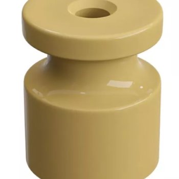 Изолятор Усадьба D20x24 песочное золото пластик ретро (100)