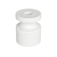 Изолятор пластиковый Усадьба D20х24мм белый (100)