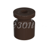 Изолятор пластиковый Усадьба D20х24мм коричневый