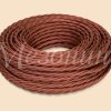 Провод витой 2х1,5 коричневый МезонинЪ ретро (50)