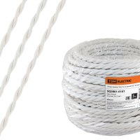 Провод витой 2х2,5 белый TDM ГОСТ ретро (20)