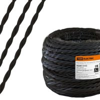 Провод витой 2х2,5 черный TDM ГОСТ ретро (50)