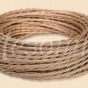 Провод витой 3х1,5 бежевый перламутр МезонинЪ ретро (50)