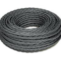 Провод витой 3х1,5 графит МезонинЪ ретро (50)