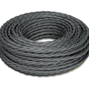 Провод витой 3х1,5 графит МезонинЪ ретро (50)