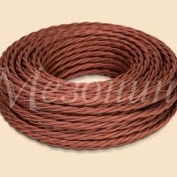 Провод витой ПВХ 3х2,5мм коричневый МезонинЪ ретро (10)