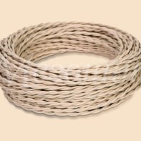 Провод витой 3х2,5 слоновая кость МезонинЪ (50)