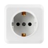 Розетка Smartbuy Юпитер 1-ая с заземлением белый керамика (10)