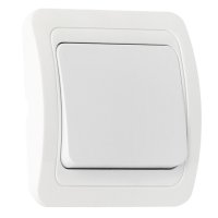 Выключатель Smartbuy Марс белый 1кл (10/200)