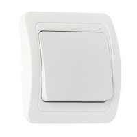 Выключатель Smartbuy Марс белый 1кл керамика (10/200)