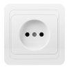 Розетка Smartbuy Марс белый 1-ая без заземления керамика (10/200)
