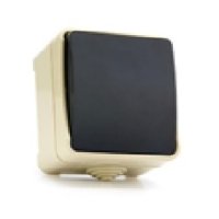 Выключатель Smartbuy Сатурн 1кл IP54 серый (18/216)