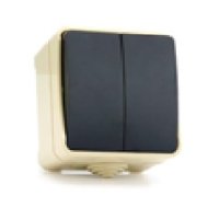 Выключатель Smartbuy Сатурн белый 2кл IP54 (18/216)