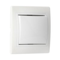 Выключатель Smartbuy Венера белый 1кл керамика (10/200)