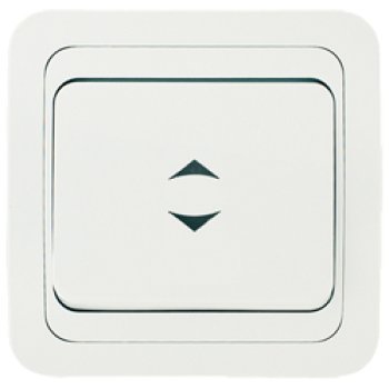 Выключатель Makel Mimoza 1 кл. белый проходной (12/48)