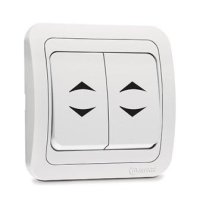 Выключатель Makel Mimoza 2кл. белый проходной (12)