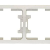 Рамка Makel Mimoza белая 2-х местная (25)