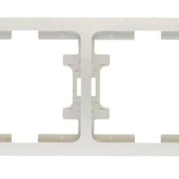 Рамка Makel Mimoza белая 2-х местная (25)