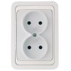 Розетка Makel Mimoza 2-ая белая б/з (12)