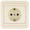 Розетка Makel Mimoza 1-ая крем с/з (12)