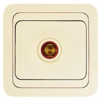 Розетка Makel Mimoza TV крем (12)