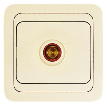 Розетка Makel Mimoza TV крем (12)