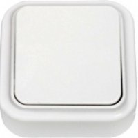 Выключатель Пралеска 1кл. белый (90)