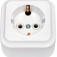 Розетка Пралеска 1-ая белый с/з (72)