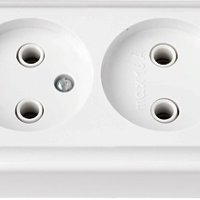 Розетка Пралеска 2-ая белый б/з (60)