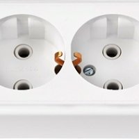 Розетка Пралеска 2-ая белый с/з (50)