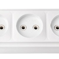 Розетка Пралеска 3-ая белый б/з (56)