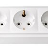 Розетка Пралеска 3-ая белый с/з (40)