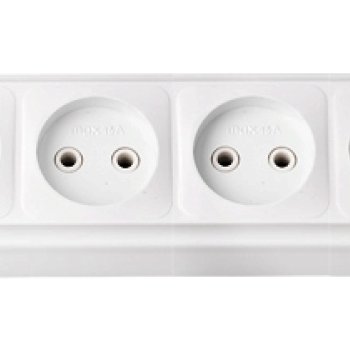 Розетка Пралеска 4-ая белый б/з (36)