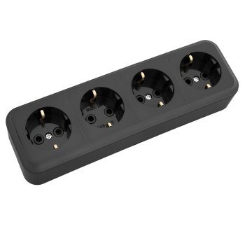 Рoзетка Пралеска 4-ая черный с/з (24)