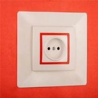 Рамка Byelectrica защита обоев 140х140мм белая (280)