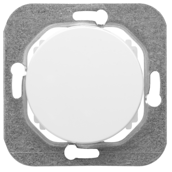 Механизм выключателя Прованс 1кл белый (12)