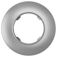 Рамка Прованс 1-ая круг серебро (30)