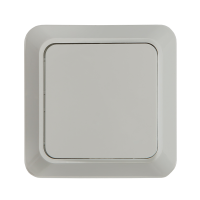 Выключатель ASD BOLLETO 1кл. 7021 белый накладной (10)