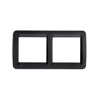 Рамка CLASSICO 2-ая черная 2302HB (10)