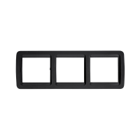Рамка CLASSICO 3-ая черная 2303HB (10)