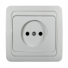 Розетка ASD CLASSICO 1-ая б/з белый 2022