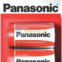 Батарейка Panasonic R20 (2*Bl) Zinc (24)