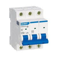 Выключатель автоматический 3P 16A 6кА C Chint NXB-63 (R) (4/60)