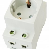 Розетка на DIN 16А с/з Chint AC30-111 (5/75)