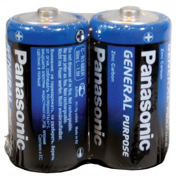 Батарейка Panasonic R20 б/б (2S) Purpose (24/288)