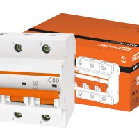 Выключатель автоматический 3P  80A 10kA C TDM BA47-100 (2/24)