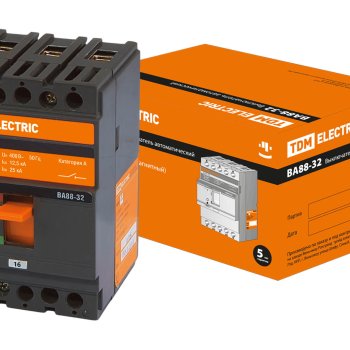 Выключатель автоматический 3Р  16А 25кА TDM ВА88-32 (20)