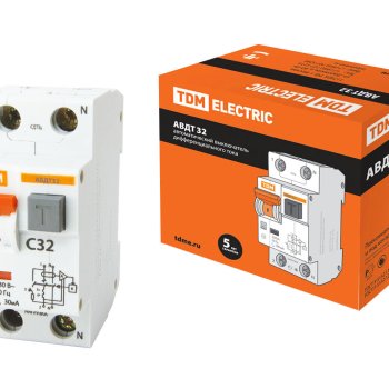 ДИФ 2P 32А 30мА C 6кА TDM АВДТ-32 (6)